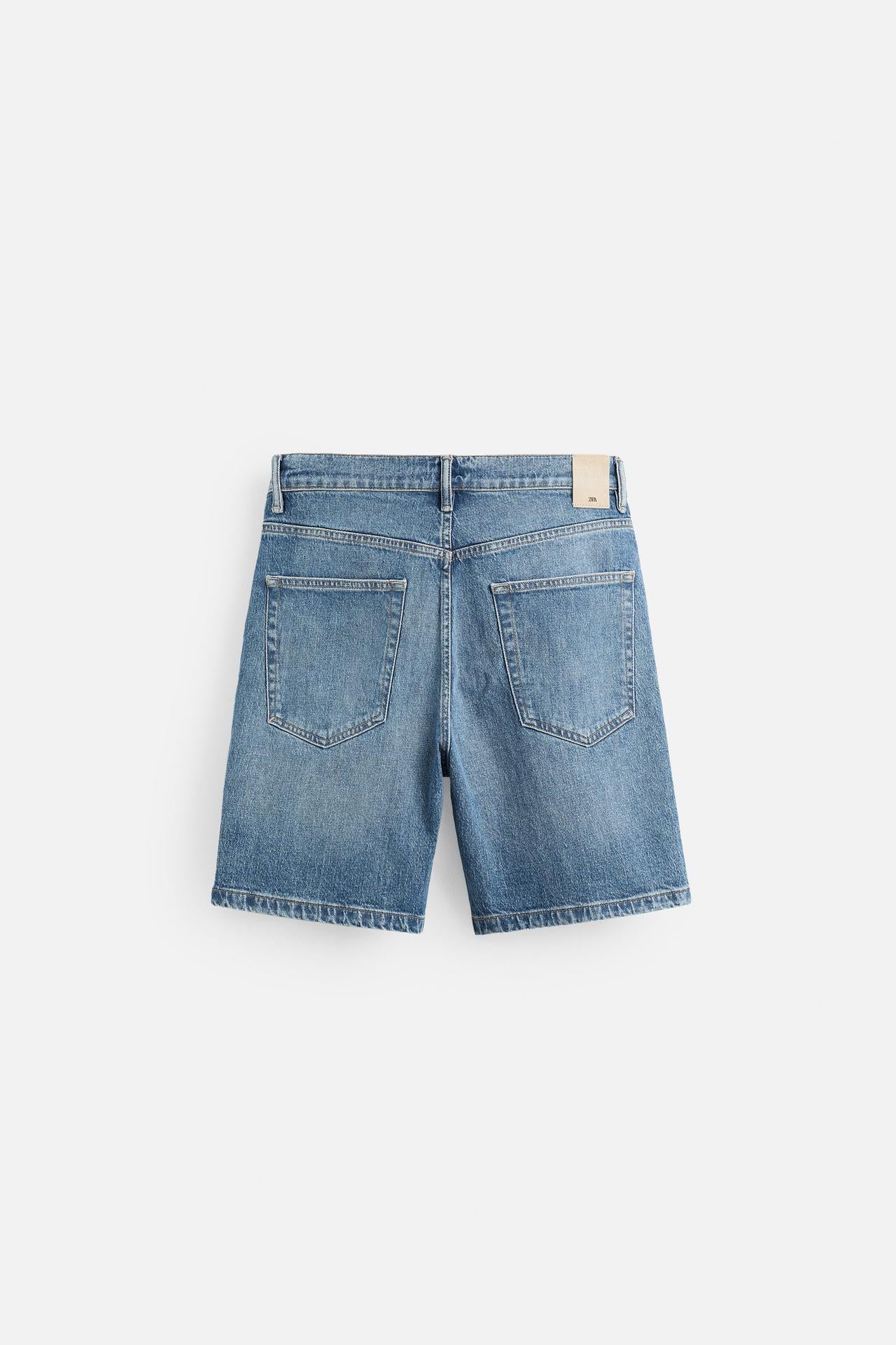 REGULAR FIT DENIM SHORTS