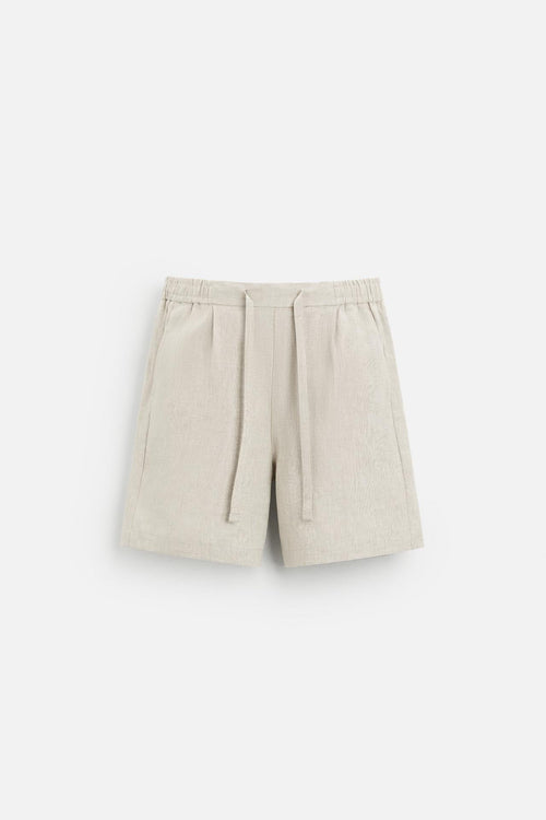 100% LINEN SHORTS