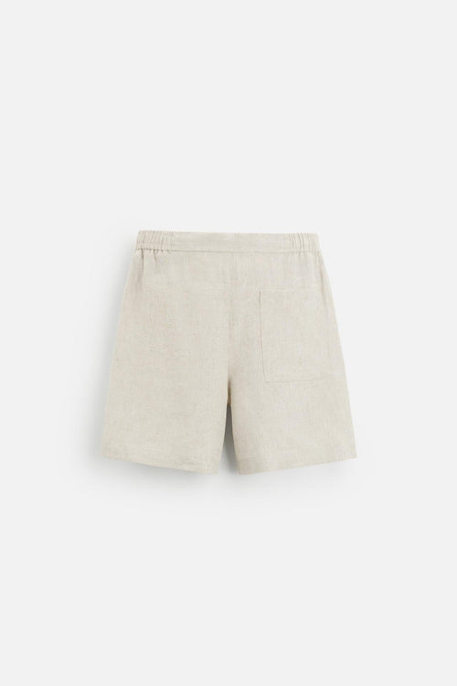 100% LINEN SHORTS