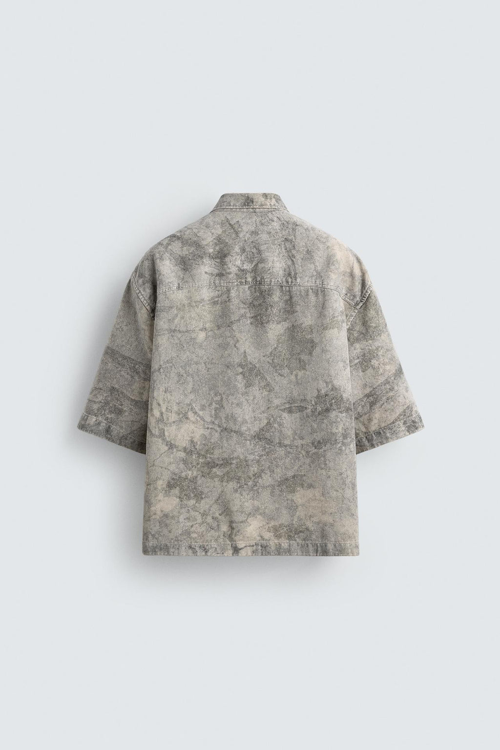 RELAXED FIT ABSTRACT PRINT SHIRT